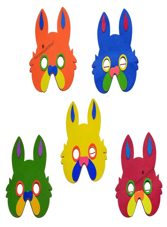 Perpetual Bliss Foam Eye Mask for Kids/Birthday Theme Party Decoration Supplies/Return Gifts/Animal Theme (Pack of 24) - Image 1